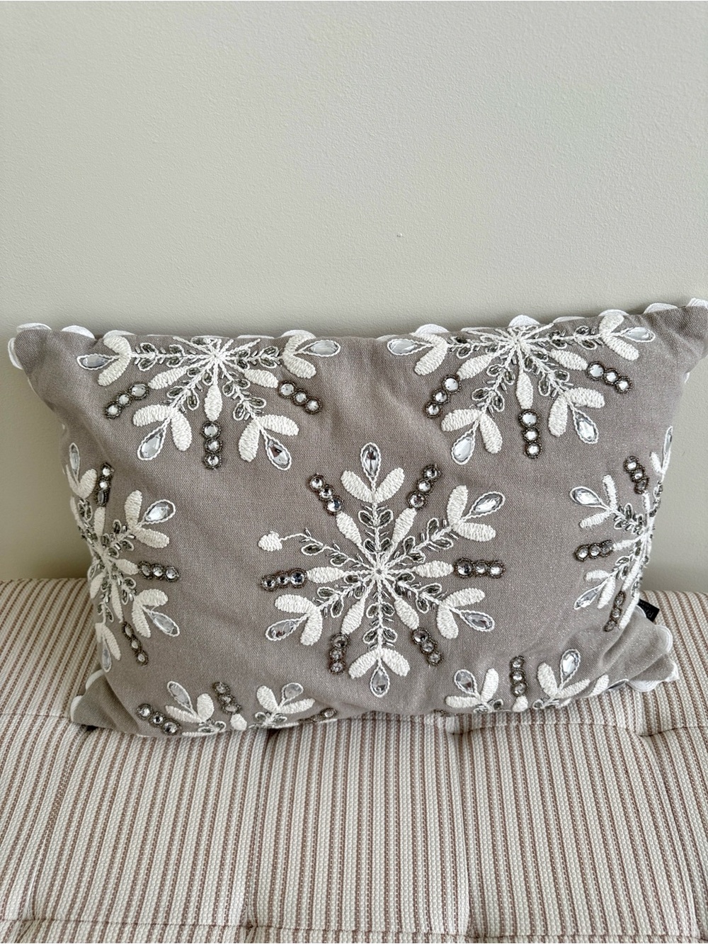 Rachel Zoe Gray Accent Pillow